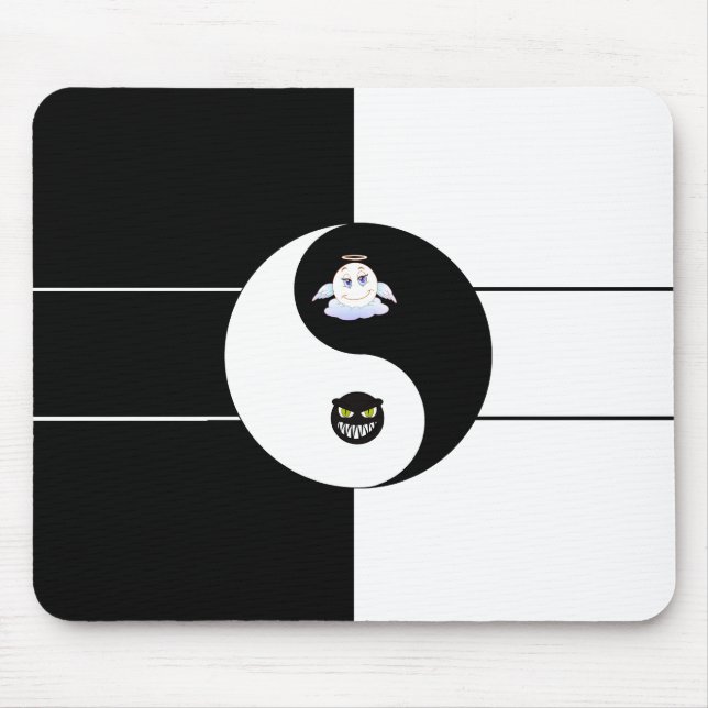 Yin Yang Mouse Mat (Front)