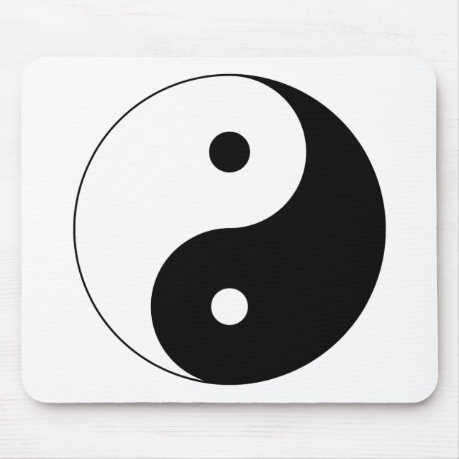 Yin Yang Mouse Mat (Front)