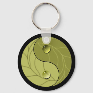 Yin Yang Nature Key Ring