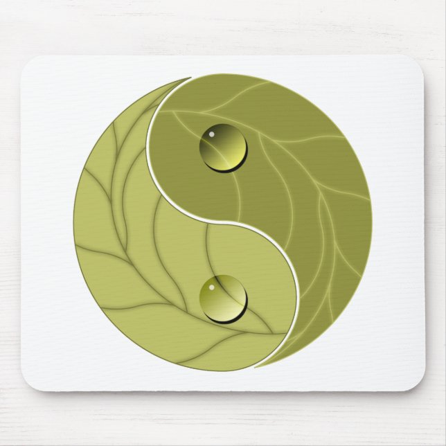 Yin Yang Nature Mouse Mat (Front)