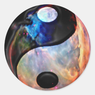 Yin Yang Nebula sticker
