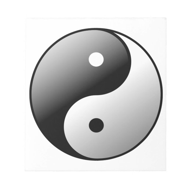 Yin Yang Notepad (Front)