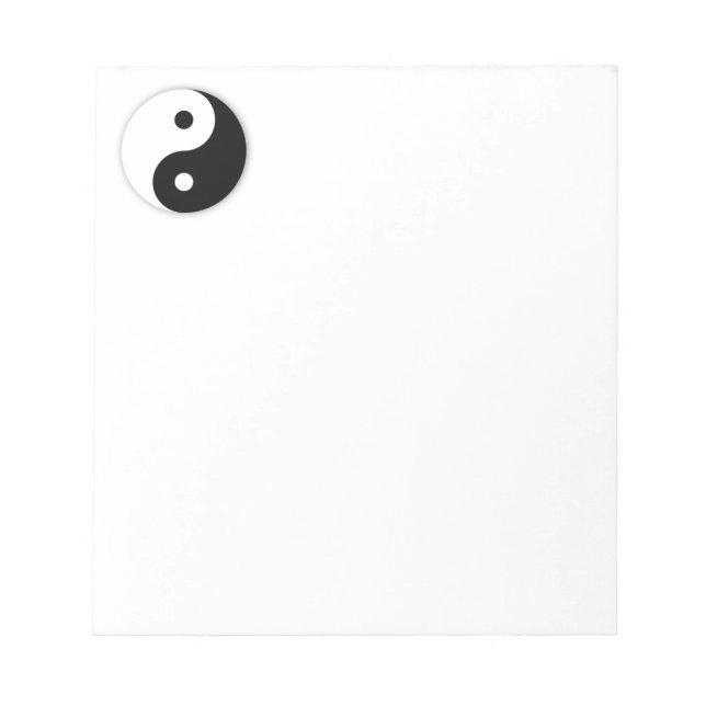 Yin Yang Notepad (Front)