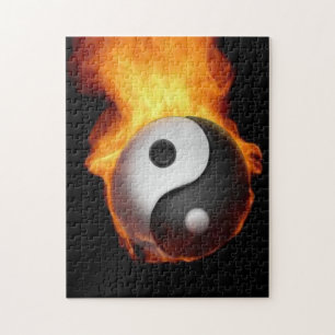 Yin Yang on Fire Puzzle