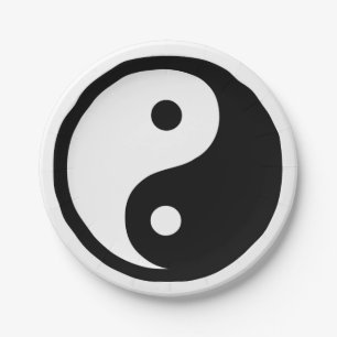 Yin Yang Papper Plates