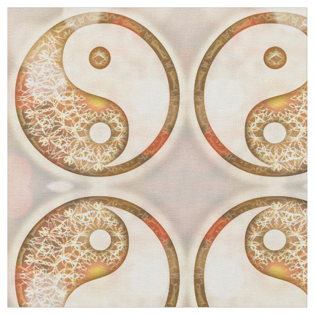 Yin Yang Pattern Fabric (Close Up)