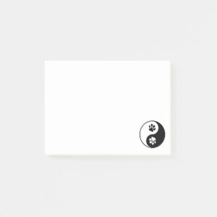 Yin Yang Paw  Post-it Notes