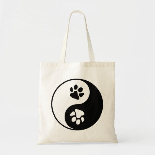 Yin Yang Paw  Tote Bag