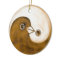 Yin Yang peace doves ceramic decoration