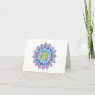 Yin Yang Peaceful Mandala Notecard