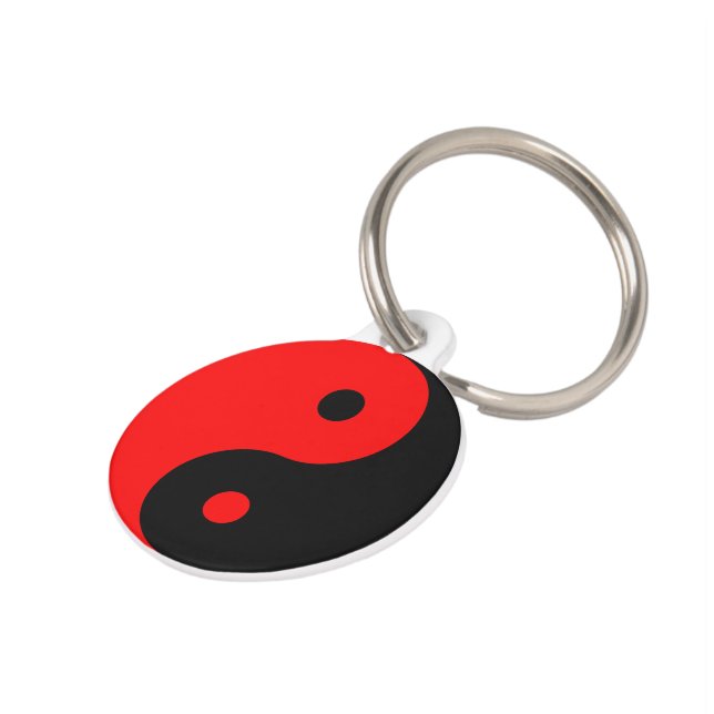 "YIN YANG" PET TAG (Side)