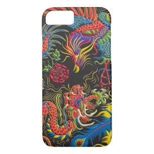 Yin Yang Phoenix and Dragon iPhone 7 Case