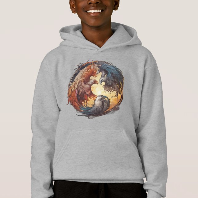 Yin Yang Phoenix – Rebirth Through Balance (Front)