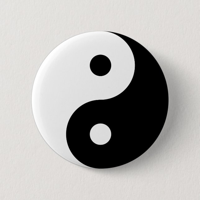 Yin-Yang Pin Button (Front)