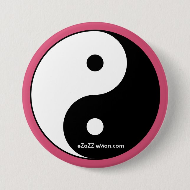 YIN YANG PIN - IT'S CUSTOMIZABLE, TOO! (Front)