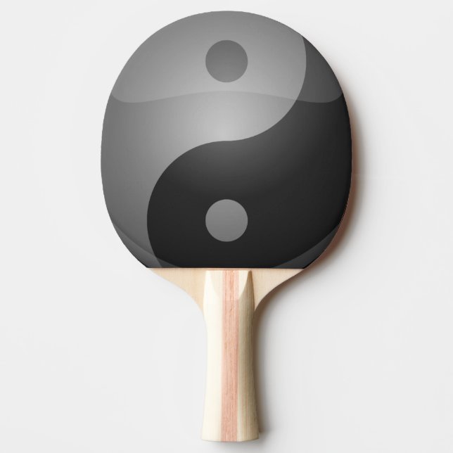Yin Yang Ping Pong Paddle (Front)