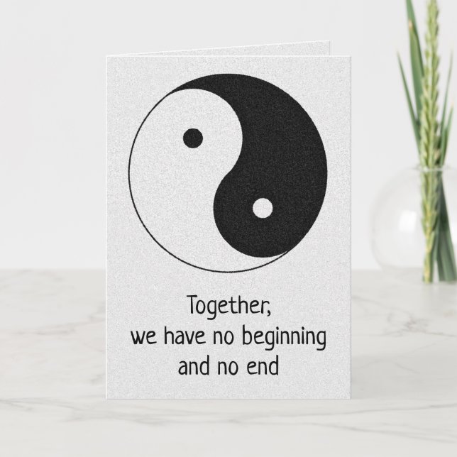 YIN YANG Poem Holiday Card (Front)