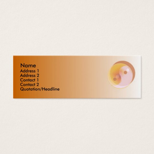 Yin Yang Profile Card