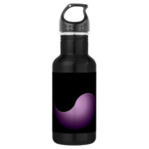 yin yang - purple 532 ml water bottle
