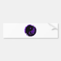 Yin Yang Purple Black The MUSEUM Zazzle Gifts