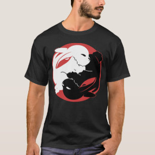Yin Yang Rabbits Chinese New Year of Rabbit Lunar  T-Shirt