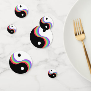 Yin Yang Rainbow Confetti