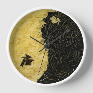 Yin Yang Rice Kitchen Clock