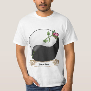 yin yang Rose Wedding t-shirt