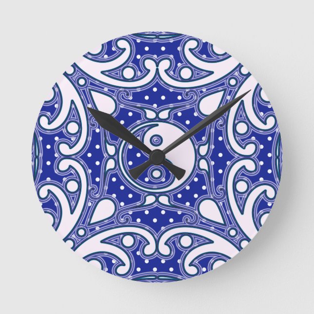 Yin Yang Round Clock (Front)