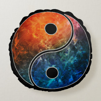 Yin Yang Round Cushion