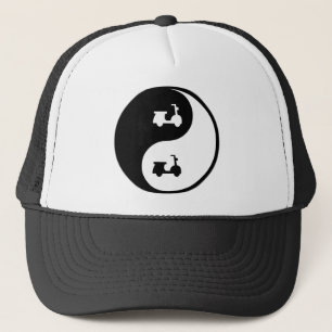 Yin Yang Scooters Trucker Hat