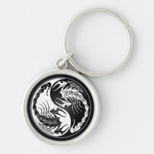 Yin Yang Scorpions Key Ring