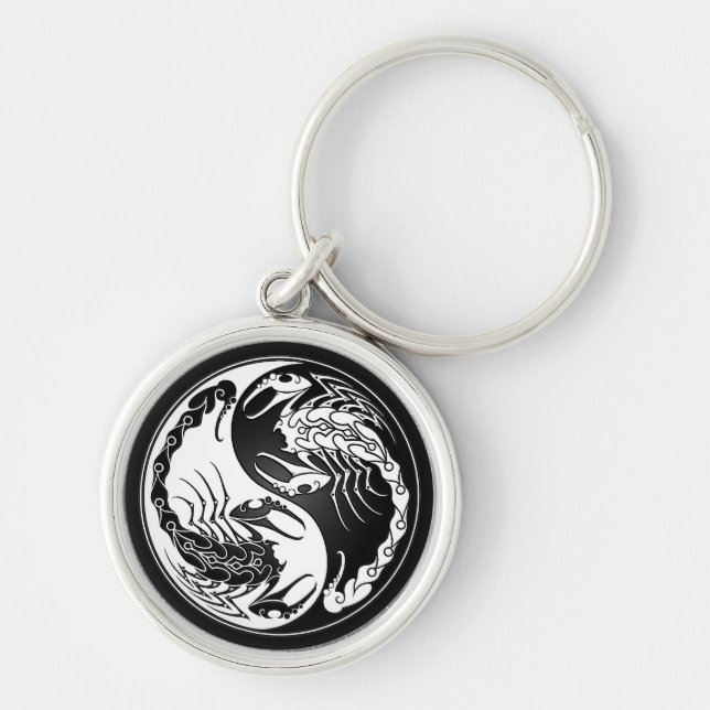 Yin Yang Scorpions Key Ring (Front)