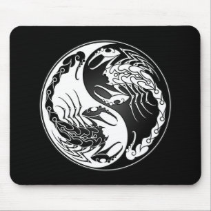 Yin Yang Scorpions Mouse Mat