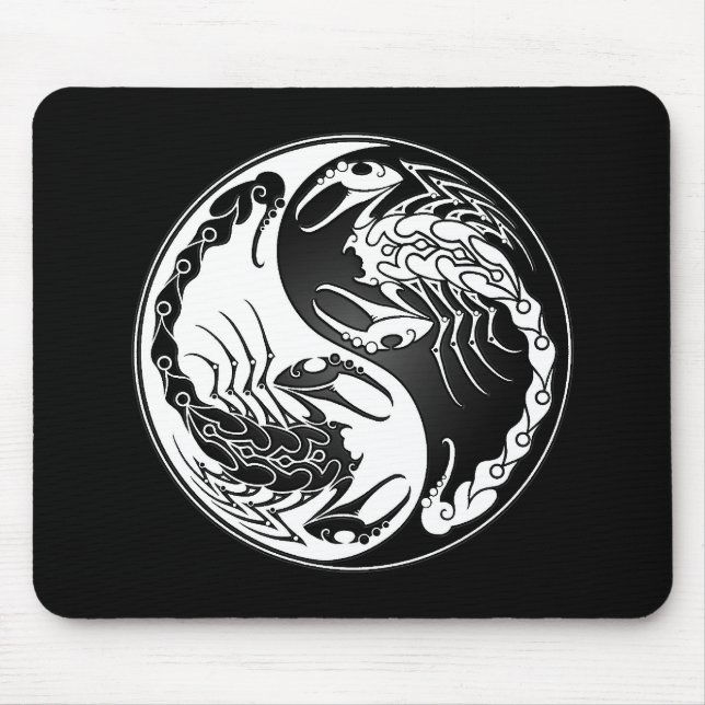Yin Yang Scorpions Mouse Mat (Front)