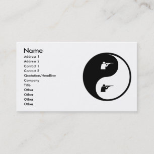 Yin Yang Shooting Business Card