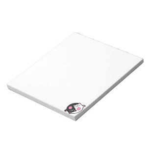 Yin Yang Sleeping Cats In Black And White Notepad