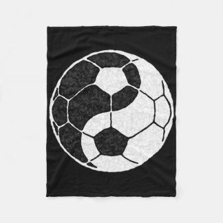 Yin Yang Soccer Graphic For Men Women Boys And Gir Fleece Blanket