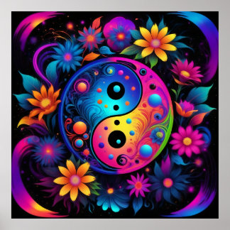 Yin Yang Spiritual Harmony Poster