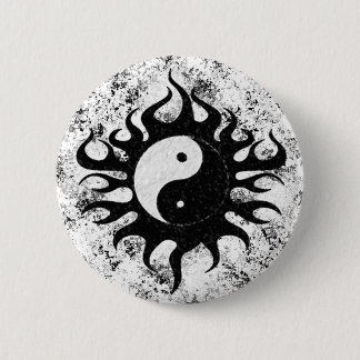 Yin Yang Splatter 6 Cm Round Badge