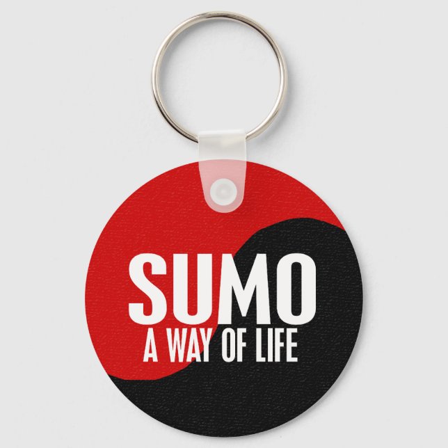 Yin Yang Sumo 1 Key Ring (Front)