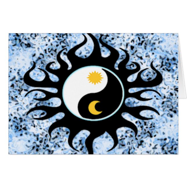 Yin Yang Sun & Moon (Front Horizontal)