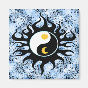 Yin Yang Sun & Moon Magnet