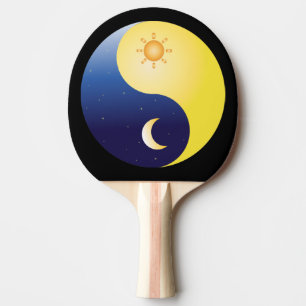 Yin Yang, Sun Moon Ping Pong Paddle