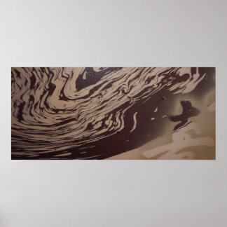 "Yin Yang Swirl" Poster