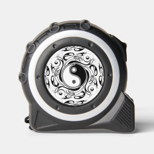 Yin & Yang Symbol Black and White Tattoo Style 1