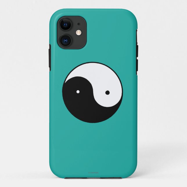 Yin Yang Symbol Case-Mate iPhone Case (Back)