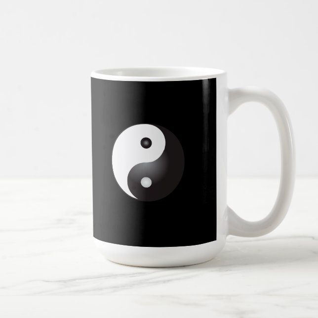Yin Yang Symbol: Coffee Mug (Right)