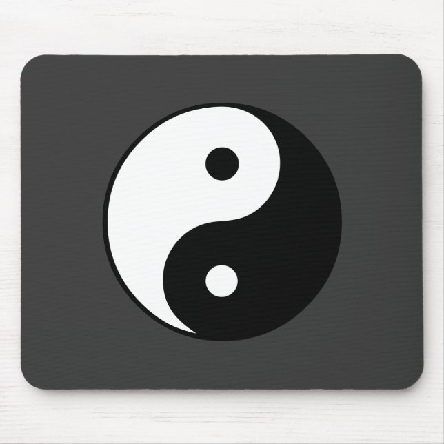 Yin Yang Symbol: Mouse Mat (Front)