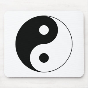 Yin Yang Symbol Mousepad
